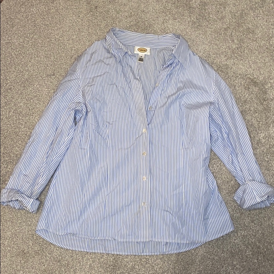 Button Down Down Collared Shirt